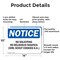 Signmission No Soliciting No Religious Fanatics Girl OSHA Notice Sign, Aluminum, 14in W x 10in L, 2PK OS-2PACK-NS-A-1014-L-14829 - alternate 2
